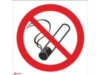 Selvklebende advarselsskilt /Røyking forbudt 150x205/12P/1/F1/FS Klær og beskyttelse - Sikkerhetsutsyr - Skilter & Sikekrhetsmerking