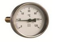 Bilde av Afriso Thermometer Bith 80 Ø = 80mm 0-120 ° C Sleeve 100mm 1/2 Ax Kl. 2.0 - 63808
