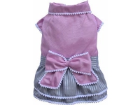 DoggyDolly Pink dress with bow. S
