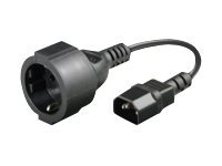 Bilde av Microconnect Powercord - Strømkabel - Iec 60320 C14 Til Power Cee 7/7 (hunn) - Ac 250 V - 23 Cm - Svart