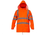 Lahti Pro Hi-Vis warning rain jacket orange XXL (L4091405)