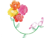 Clear Creation Swarovski Pass Square Colorful Flowers (CL2617) Barn & Bolig - Dekorasjon - Gaveartikler
