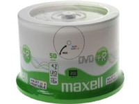 Maxell - 50 x DVD+R - 4.7 GB 16x - skrivbar overflate - spindel PC-Komponenter - Harddisk og lagring - Lagringsmedium