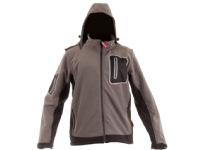 Lahti Pro Softshell jacket with hood gray size xl ce lhti