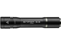MacTronic oppladbar håndholdt lommelykt med fokus og turbomodus, SNIPER 3.3, 1000 lm, (THH0063)