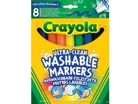 Bilde av Crayola Super Vaskbare Tusjer 8 Stk (58-8328 Russel)