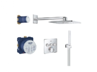 GROHE 34706000, 40 cm, 1,5 m, Vegg, Krom Rørlegger artikler - Baderommet - Dusjsett & Tilbehør