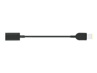 Lenovo USB-C to Slim-tip Cable Adapter - Strømkoblingsadapter - 24 pin USB-C hunn til strøm hann PC tilbehør - Kabler og adaptere - Datakabler