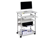 Computerbord Durable til stationær PC, grå interiørdesign - Oppbevaringsmøbler - Arbeidsstasjoner