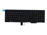 Chicony – Ersättningstangentbord för bärbar dator – med Trackpoint – QWERTY – US International – FRU CRU – Tier 2 – för ThinkPad L570 20J8 20J9 20JQ 20JR