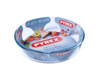 Pyrex Classic kageform i glas, Ø 26 cm - gennemsigtig