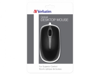 Verbatim Optical Desktop Mouse – Mus – 2.4 GHz – trådlös USB-mottagare