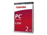 Toshiba L200 Laptop PC - Harddisk - 2 TB - intern - 2.5 - SATA 6Gb/s - 5400 rpm - buffer: 128 MB PC-Komponenter - Harddisk og lagring - Interne harddisker