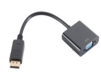 S-Conn BS14-05012 VGA (D-Sub) DisplayPort Hankoppling Honkoppling Svart