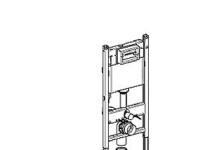 Geberit Duofix Basic monteringselement/cistern 4/6 l med PEX