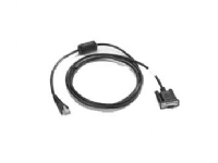 Zebra - Serielt kabel - RJ-45 (10-pins) (han) til DB-9 (hun) - for Zebra MC1000, MC3000, MC3090, MC3200, MC70, MC9000, MC9090, MC9094, MC9097, MC Skrivere & Scannere - Tilbehør til skrivere - Skanner