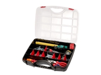 Parat 5853000391, Verktygslåda, Polypropylen, Svart, Röd, Transparent, 460 mm, 80 mm, 355 mm