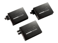 PLANET FT-802S15 - Fibermedieomformer - 100Mb LAN - 10Base-T, 100Base-FX, 100Base-TX - RJ-45 / SC-enkeltmodus - opp til 15 km - 1310 nm