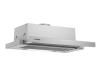 Bilde av Bosch Panser Dft63ac50 Serie 4 Teleskopisk, Energiklasse D, Bredde 60 Cm, 368 M³/t, Mekanisk, Sølv, Led