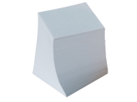 Kubusblok refill - limet med 700 ark/stk. 9x9x9 cm hvid Papir & Emballasje - Blokker & Post-It - Notatbøker