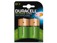 Duracell Recharge Ultra D 3000mAh Batteries 2pk