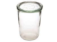 Patentglass Weck 850ml Ø10, 8xh14,7cm uten lokk. Kjøkkenutstyr - Oppbevaring - syltetøy krukke