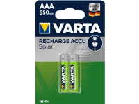 Varta Solar – Batteri 2 x AAA – NiMH – (uppladdningsbara) – 550 mAh