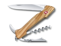 Victorinox Wine Master Locking blade knife Multi-tool knife Clip point Trä Silver 6 verktyg
