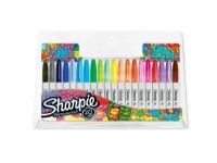 Marker Sharpie Fine 1,0 mm permanent med 20 stk. ass. farver
