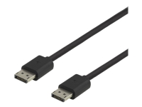 DELTACO DP8K-1015 – DisplayPort-kabel – DisplayPort (hane) till DisplayPort (hane) – DisplayPort 1.4 – 1.5 m – stöd för 8K – svart