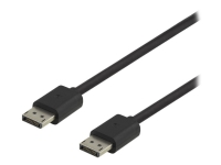 DELTACO DP8K-1030 - DisplayPort-kabel - DisplayPort (hann) til DisplayPort (hann) - DisplayPort 1.4 - 3 m - 8K-støtte - svart PC tilbehør - Kabler og adaptere - Videokabler og adaptere