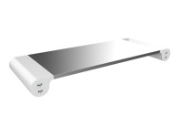 Monitorfod Unilux Study metal grå m/indbygget USB-porte interiørdesign - Tilbehør - Tilbehør til skrivebord