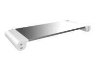 Monitorfod Unilux Study metal grå m/indbygget USB-porte