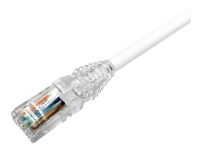CommScope NETCONNECT NPC – Patch-kabel – RJ-45 (hane) till RJ-45 (hane) – 2 m – UTP – CAT 6 – startad halogenfri hakfri tvinnad – vit
