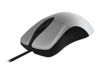 Microsoft Pro IntelliMouse – Mus – högerhänt – optisk – 5 knappar – kabelansluten – USB 2.0 – skuggvit