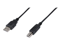 USB-kabel Digitus 2.0 sort 3 m