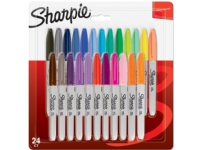 Sharpie 2065405, 24 stykker, Flerfarget, Fin / grov tupp, Flerfarget, Plast, 0,9 mm Skriveredskaper - Markør - Permanenttusj