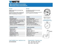 Bilde av Csslr Plus Termometer Tb-80, ½ X 100mm Bagudvendt Tilsl. Ø80x100mm 0-120° Klasse 2. Type Tb