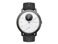Withings Steel HR Sport - 40 mm - rustfritt stål - aktivitetssporer med bånd - silikon - håndleddstørrelse: inntil 230 mm - monokrom - Bluetooth - 49 g