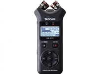 Tascam DR-07X, 17,5 timer, MP3, WAV, 92 dB, 44100 - 96000 Hz, Blå, 40 mW TV, Lyd & Bilde - Hodetelefoner & Mikrofoner