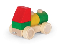 VARIS Træ Bygge og Stableklodser Køretøjer 5 Leker - For de små - Bygge og stable blokker
