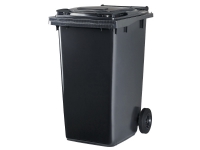 Affaldscontainer Cep Citec, 240 L, grå/grå Rengjøring - Avfaldshåndtering - Bøtter & tilbehør