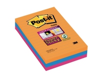 Bilde av Post-it® Super Sticky Notes Boost, 3 Linjerede Blokke, 101 mm X 152 mm