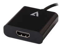 V7 - Ekstern videoadapter - USB-C - HDMI - svart PC-Komponenter - Skjermkort & Tilbehør - USB skjermkort