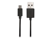 Veho – USB-kabel – Micro-USB Type B (hane) till USB (hane) – 20 cm – svart
