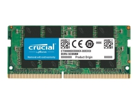 Crucial - DDR4 - modul - 8 GB - SO DIMM 260-pin - 2400 MHz / PC4-19200 - CL17 - 1.2 V - ikke-bufret - ikke-ECC PC-Komponenter - RAM-Minne - DDR4