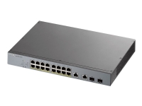 Bilde av Zyxel Gs1350-18hp - Switch - Smart - 16 X 10/100/1000 (poe+) + 2 X Kombo For Gigabit Ethernet/gigabit Sfp - Stasjonær - Poe+ (250 W)