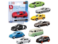 BBURAGO 1:64 DC Auto Ass Bil Audi R8 BMW 645 CI Lamborghini Gallardo Mercedes SLR Mc Laren Porsche 911 GT2 VW Beetle,… inomhus 3 År Multifärg