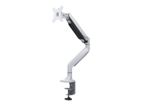 Multibrackets M Deskmount Gas Spring Single – Monteringssats – justerbar arm – för LCD-display – aluminium stål – vit – skärmstorlek: 15-27 – disk-monteringsbar