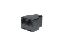 S-Conn TC 71225-8 RJ45 2x RJ45 Svart